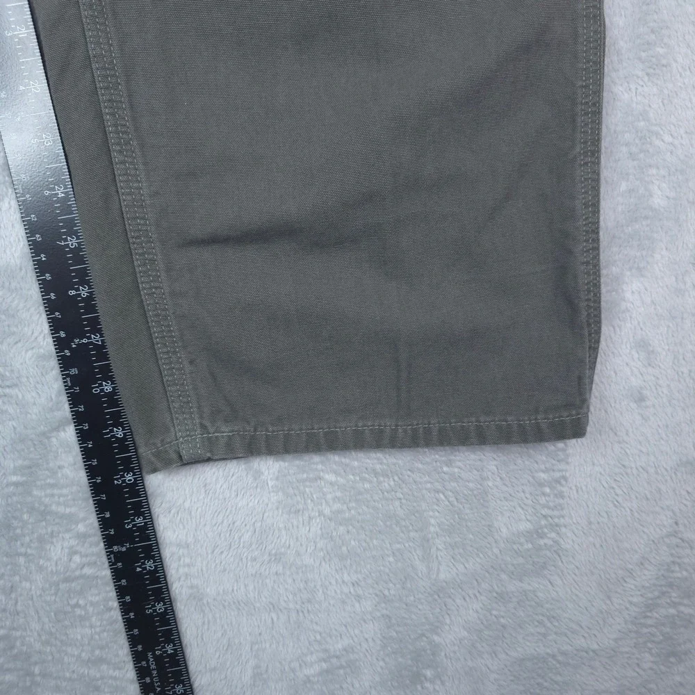 Carhartt Carpenter Pants‎ Mens 42x30 Gray Loose Fit Canvas B159 DMS Workwear